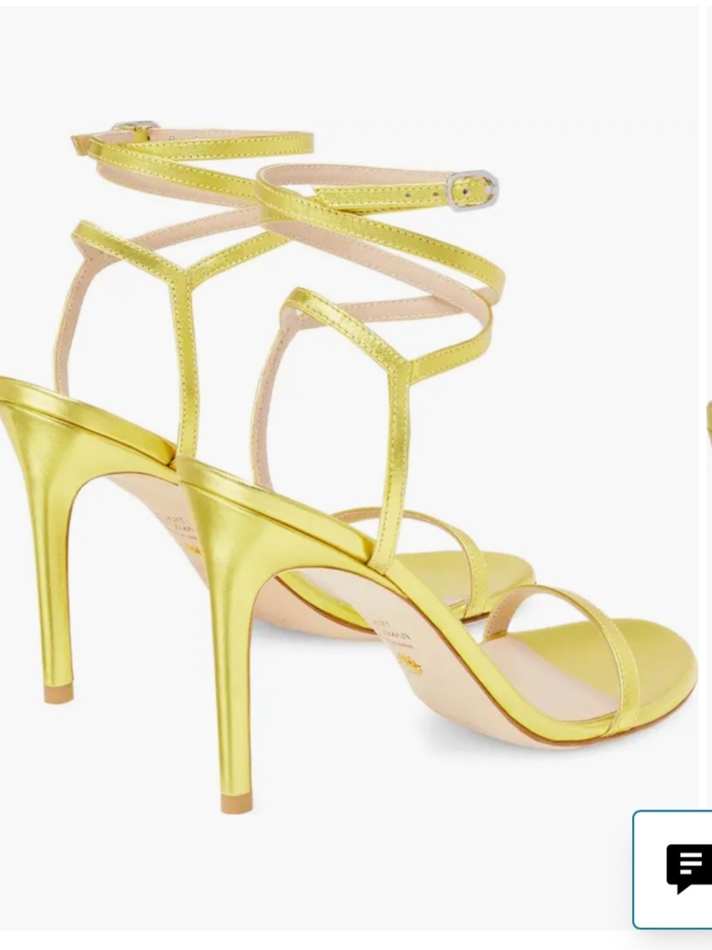 Stuart Weitzman -Barelynude 100 Wrap Sandal